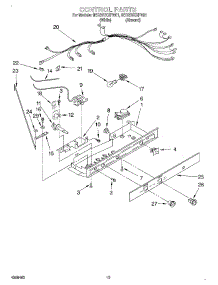 08 - Control, Optional parts for Whirlpool Refrigerator 8ED20TKXFN01 from AppliancePartsPros.com