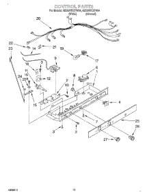08 - Control, Optional parts for Whirlpool Refrigerator 8ED20TKXFW04 from AppliancePartsPros.com