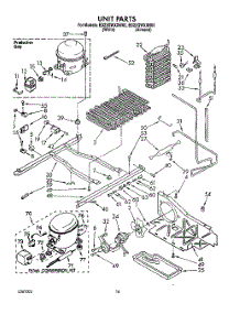 10 - Unit parts for Whirlpool Refrigerator ED22GWXXW00 from AppliancePartsPros.com