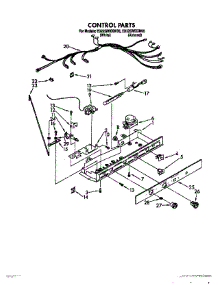 12 - Control parts for Whirlpool Refrigerator ED22GWXXW00 from AppliancePartsPros.com