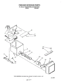 06 - Freezer Interior parts for Whirlpool Refrigerator ED22GWXWW00 from AppliancePartsPros.com