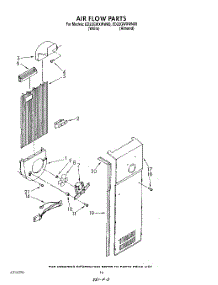 11 - Airflow parts for Whirlpool Refrigerator ED22GWXWW00 from AppliancePartsPros.com