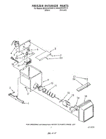 06 - Freezer Interior parts for Whirlpool Refrigerator ED22GWXWW10 from AppliancePartsPros.com