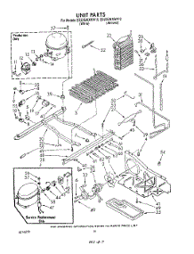 10 - Unit parts for Whirlpool Refrigerator ED22GWXWW10 from AppliancePartsPros.com