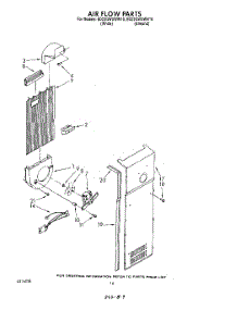 11 - Air Flow parts for Whirlpool Refrigerator ED22GWXWW10 from AppliancePartsPros.com