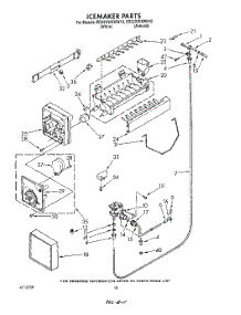13 - Ice Maker , Not Illustrated parts for Whirlpool Refrigerator ED22GWXWW10 from AppliancePartsPros.com