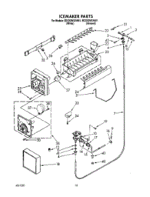 13 - Icemaker, Lit / Optional parts for Whirlpool Refrigerator ED22GWXXN01 from AppliancePartsPros.com
