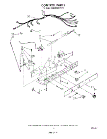 13 - Control parts for Whirlpool Refrigerator 3ED25DQXVW00 from AppliancePartsPros.com