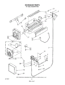 14 - Ice Maker , Not Illustrated parts for Whirlpool Refrigerator 3ED22DWXTW00 from AppliancePartsPros.com
