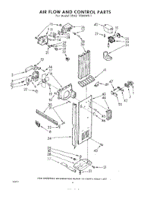 03 - Airflow And Control parts for Whirlpool Refrigerator 3EAD19XMWR1 from AppliancePartsPros.com