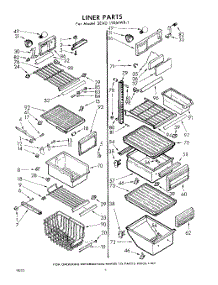 04 - Liner parts for Whirlpool Refrigerator 3EAD19XMWR1 from AppliancePartsPros.com