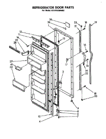 Refrigerator Door parts for Whirlpool Refrigerator 2-A            Y from AppliancePartsPros.com