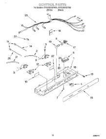 11 - Control parts for Whirlpool Refrigerator 2VGD29DQFB00 from AppliancePartsPros.com