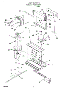 06 - Unit parts for Whirlpool Refrigerator 1VET27DKXGW0 from AppliancePartsPros.com
