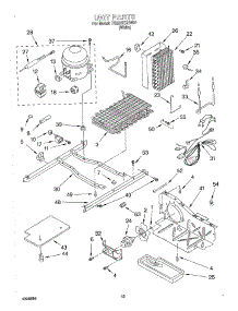 09 - Unit parts for Whirlpool Refrigerator TS22AEXHW01 from AppliancePartsPros.com