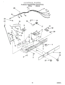 11 - Control parts for Whirlpool Refrigerator 7GD27DFXFW02 from AppliancePartsPros.com