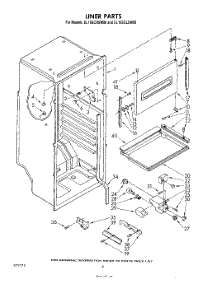 03 - Liner , Lit / Optional parts for Whirlpool Refrigerator EL15SCLSW00 from AppliancePartsPros.com