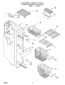 03 - Freezer Liner parts for Whirlpool Refrigerator 2VED27TKFN00 from AppliancePartsPros.com