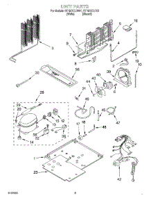 05 - Unit parts for Whirlpool Refrigerator GT19DKXJT01 from AppliancePartsPros.com