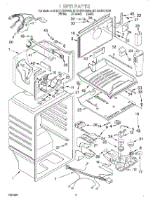 02 - Liner parts for Whirlpool Refrigerator 8ET21DKXDW03 from AppliancePartsPros.com