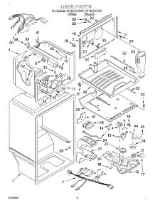 02 - Liner parts for Whirlpool Refrigerator GT19DKXJW01 from AppliancePartsPros.com