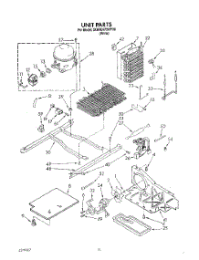 06 - Unit parts for Whirlpool Refrigerator 3XARG479WP00 from AppliancePartsPros.com