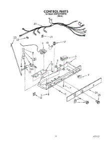 08 - Control, Lit / Optional parts for Whirlpool Refrigerator 3XARG479WP00 from AppliancePartsPros.com