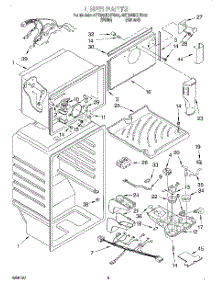 03 - Liner parts for Whirlpool Refrigerator 8ET20NKXFW02 from AppliancePartsPros.com