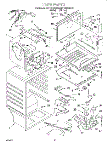 02 - Liner parts for Whirlpool Refrigerator 6ET19DKXDW02 from AppliancePartsPros.com