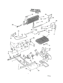 05 - Unit parts for Whirlpool Refrigerator 3XARG475WP01 from AppliancePartsPros.com
