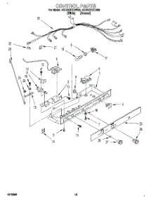 08 - Control, Lit / Optional parts for Whirlpool Refrigerator 4ED20ZKXDW00 from AppliancePartsPros.com