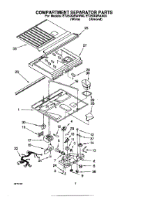 03 - Compartment Separator parts for Whirlpool Refrigerator ET25DQRAW00 from AppliancePartsPros.com