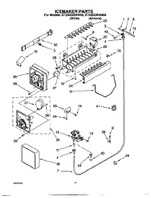10 - Icemaker parts for Whirlpool Refrigerator ET25DQRAW00 from AppliancePartsPros.com