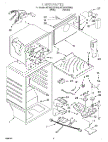 03 - Liner parts for Whirlpool Refrigerator 8ET18GKXFN02 from AppliancePartsPros.com