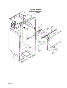 03 - Liner parts for Whirlpool Refrigerator JWARG475WP01 from AppliancePartsPros.com
