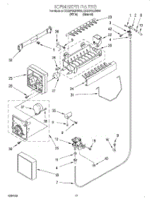 11 - Icemaker parts for Whirlpool Refrigerator ED22PSQDW00 from AppliancePartsPros.com