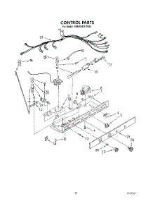 13 - Control parts for Whirlpool Refrigerator JWARG481PW01 from AppliancePartsPros.com