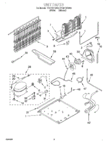 05 - Unit parts for Whirlpool Refrigerator ET19PKXEW00 from AppliancePartsPros.com