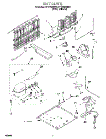 06 - Unit parts for Whirlpool Refrigerator ET18TMXDN03 from AppliancePartsPros.com