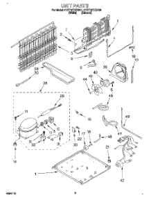 06 - Unit, Lit / Optional parts for Whirlpool Refrigerator 4YET18TKDN01 from AppliancePartsPros.com