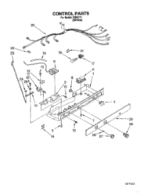 11 - Control parts for Whirlpool Refrigerator 3XRA711 from AppliancePartsPros.com