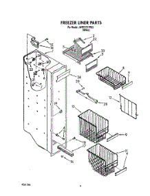 06 - Freezer Liner parts for Whirlpool Refrigerator JWRZ2727FI00 from AppliancePartsPros.com