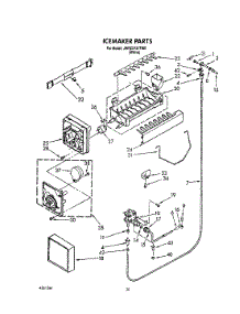 14 - Icemaker, Lit / Optional parts for Whirlpool Refrigerator JWRZ2727FI00 from AppliancePartsPros.com