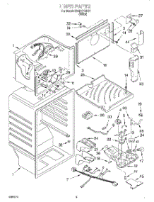 03 - Liner parts for Whirlpool Refrigerator 3XART718F01 from AppliancePartsPros.com
