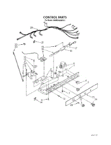 13 - Control parts for Whirlpool Refrigerator JWARG482WP01 from AppliancePartsPros.com