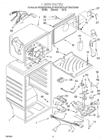 03 - Liner parts for Whirlpool Refrigerator 8ET20NKXDG03 from AppliancePartsPros.com