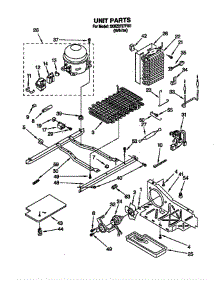 Unit parts for Whirlpool Refrigerator 3XR2727FI01 from AppliancePartsPros.com