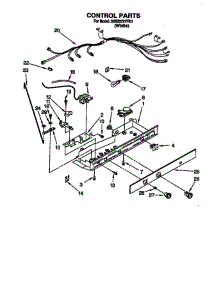 Control parts for Whirlpool Refrigerator 3XR2727FI01 from AppliancePartsPros.com