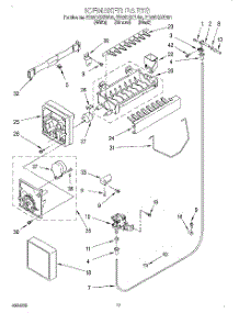 11 - Icemaker parts for Whirlpool Refrigerator ED22DQXEN01 from AppliancePartsPros.com