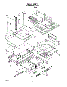 04 - Shelf, Lit / Optional parts for Whirlpool Refrigerator 3HKGN500000 from AppliancePartsPros.com